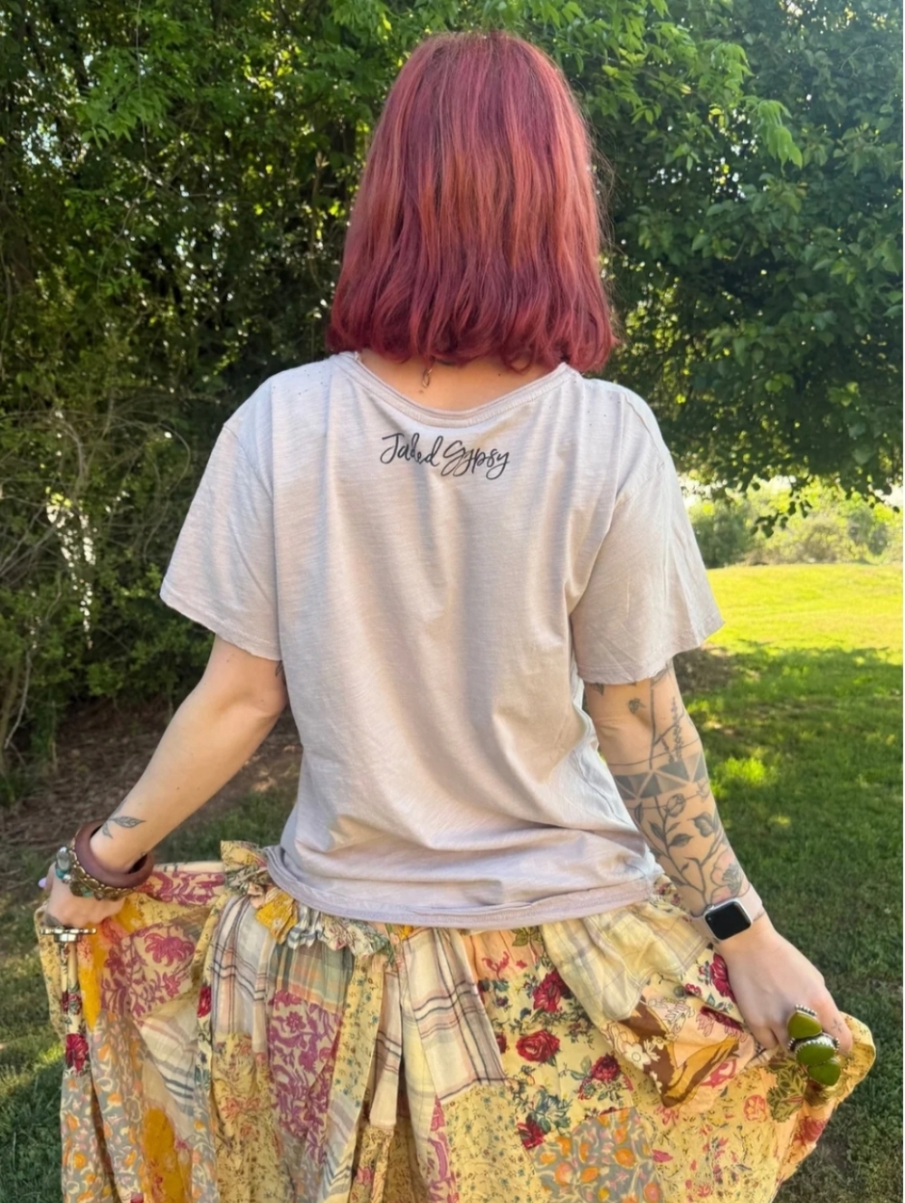 💎BRAND NEW Jaded Gypsy Fairy Flight Moon Dance Tee - Picture 5 of 5